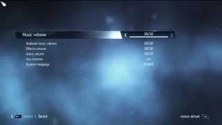 Assassins Creed Rogue Menu Options amp Settings [upl. by Brogle]