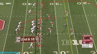 Lincoln Rileys SplitBackfields Oklahoma Dominates Ohio State [upl. by Azarcon761]