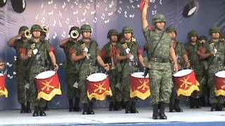 Banda de guerra interpretando el toque quotAtaquequot HD [upl. by Bywoods]