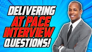 Civil Service DELIVERING AT PACE Behaviour Competency INTERVIEW QUESTIONS amp ANSWERS [upl. by Kcirdneh]