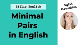 Minimal Pairs in English  English Pronunciation [upl. by Eidurt]