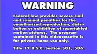 Word Entertainment FBI Warnings 19942000 [upl. by Dionne]