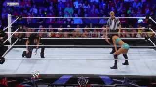 WWE Superstars 020611 Gail Kim vs Melina [upl. by Sharona]