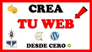 ✔️ Crear PAGINA WEB con WORDPRESS 🥇 Desde Cero 🚀 [upl. by Lerner]