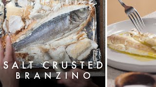 Salt Crusted Branzino [upl. by Enairda]