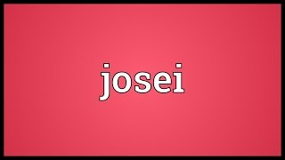 Josei Meaning [upl. by Okiruy922]