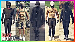 Top 5 Best Easy To Make Male Tryhard Outfits 10 GTA Online [upl. by Gnaht]