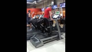 Personal Trainer Treadmill Dancing to Michael Jackson [upl. by Connell70]