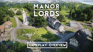 Manor Lords  Gameplay Overview  Medieval RTSCitybuilder [upl. by Pitzer]