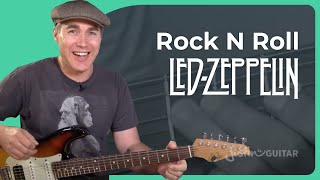 How to play Rock n Roll by Led Zeppelin  Guitar Lesson [upl. by Nnayt]