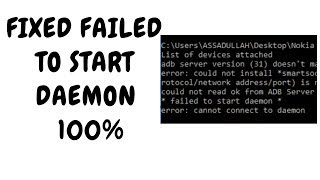 Failed to start Daemon  Fixed [upl. by Auburn837]