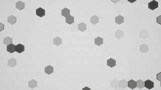 Black And White Background Video Hexagon Motion Background Loop  Free Stock Footage [upl. by Karrah]