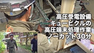 〇高圧端末処理ノーカット30分【アサヒニューパット100F】住電機器システム株式会社製 [upl. by Uno609]