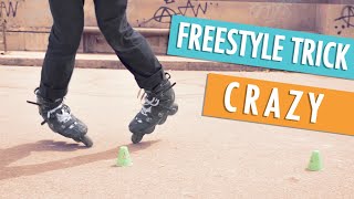 HOW TO DO THE CRAZY ON INLINE SKATES [upl. by Rashida]