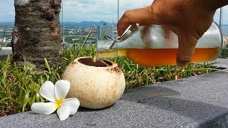 COCONUT WINE how to make at home [upl. by Yleak78]