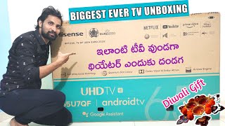 Hisense 65quot 4K QLED TV Unboxing and Quick Review  Best Budget QLED TV [upl. by Crespi]