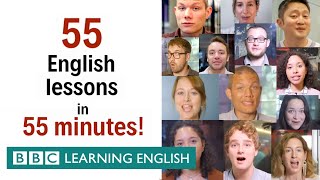 BOX SET 55 English lessons in 55 minutes Grammar amp Vocabulary Megaclass [upl. by Niltyak]