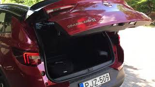 Opel Grandland X hands free trunk release [upl. by Zehcnas]