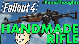 FALLOUT 4 Nuka World DLC  Handmade Rifle Weapon Analysis Review and Location PumaThoughts [upl. by Dawn]