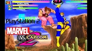 Marvel Vs Capcom 2 playthrough PS2 1CC [upl. by Neirb319]