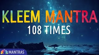 KLEEM Mantra Chanting  108 Times [upl. by Nelubez146]