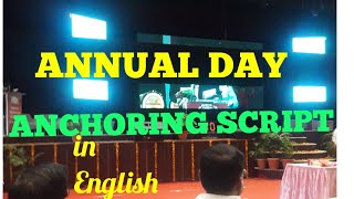 Annual Day Anchoring script [upl. by Jsandye783]