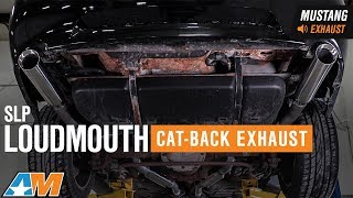 19992004 Mustang GT Mach 1 SLP Loudmouth CatBack Exhaust Sound Clip amp Install [upl. by Ydasahc852]