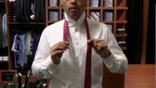 Hoe Strik Je Een Stropdas Dubbele Windsor stropdas knoop  How To Tie A Tie Full Windsor Tie Knot [upl. by Airotahs]