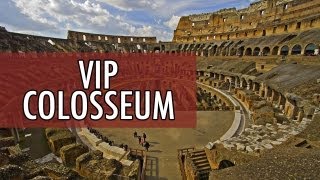 VIP Colosseum Underground Tour  Walks of Italy [upl. by Hgielek]