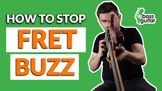 How To Stop Fret Buzz On The Bass Guitar Truss Rod Adjustment [upl. by Boyd725]