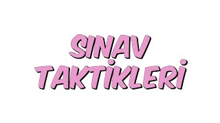 4dkda SINAV TAKTİKLERİ [upl. by Nylrahs]