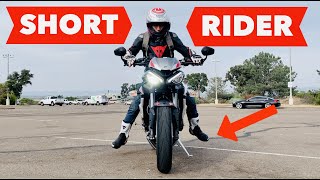 Motorcycles and Short Riders  Tips and Tricks For Short People [upl. by Bertie]