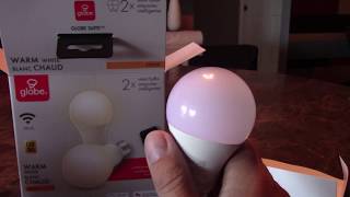 Globe Smart Light bulbs And Connection [upl. by Sheryle231]