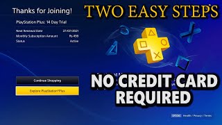 How to get free 14 DAY PS PLUS TRIAL without CREDIT CARD or PAYMENT INFO [upl. by Aliehc205]