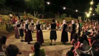 Traditional Greek Music And Dance Night Kefalonia Island Greece [upl. by Ynittirb]