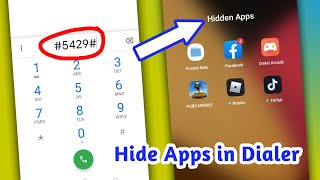 How To Hide Apps In Dialer In Realme Oppo Vivo Redmi amp Samsung Phones🔥 [upl. by Farny420]