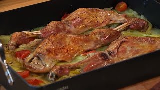 Receta de PALETILLA de CABRITO AL HORNO [upl. by Henrietta]