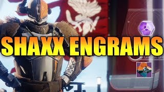 Lord Shaxxs Crucible Engram Guide  Destiny 2 [upl. by Uzziel]