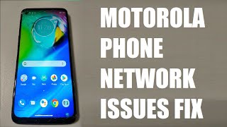 How to fix network issues in a Motorola phone  ANDROID SMARTPHONES [upl. by Aicenod]