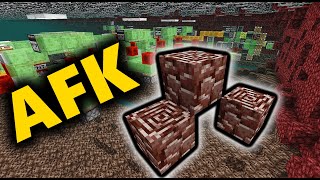 AFK Ancient Debris Farm  Minecraft Nether Update [upl. by Uoliram]