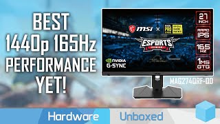 MSI MAG274QRFQD Review Setting New Performance Records at 1440p 165Hz [upl. by Avuha]