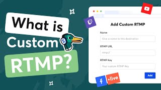 How to Setup Custom RTMP For Live Streaming the Complete Guide [upl. by Heddie]