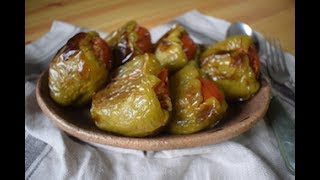 Dolma Turkish Stuffed Peppers at Home [upl. by Law]