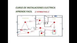 FACÍL INSTALACIÓN ELÉCTRICA DOMICILIARIA PLANO DE OBRA [upl. by Sylirama140]