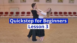 Quickstep for Beginners Lesson 3  Natural Spin Turn [upl. by Ahouh]