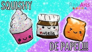 Haz SQUISHIES de PAPEL Super fáciles [upl. by Eelik]