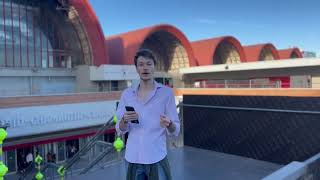 QUICK TOUR INSIDE CHAMARTIN METRO amp TRAIN STATION  MADRID SPAIN [upl. by Aneetak684]