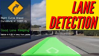 Lane Detection  Python OpenCV Project  with code [upl. by Mccutcheon]