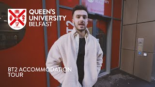 Queens University Belfast  Elms BT2 Accommodation Tour [upl. by Soble]