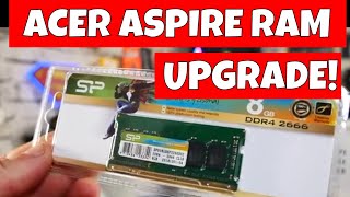 How To Upgrade Acer Aspire A515 RAM To 16GB With Silicon Power Lifetime warranty SODIMM [upl. by Claman]